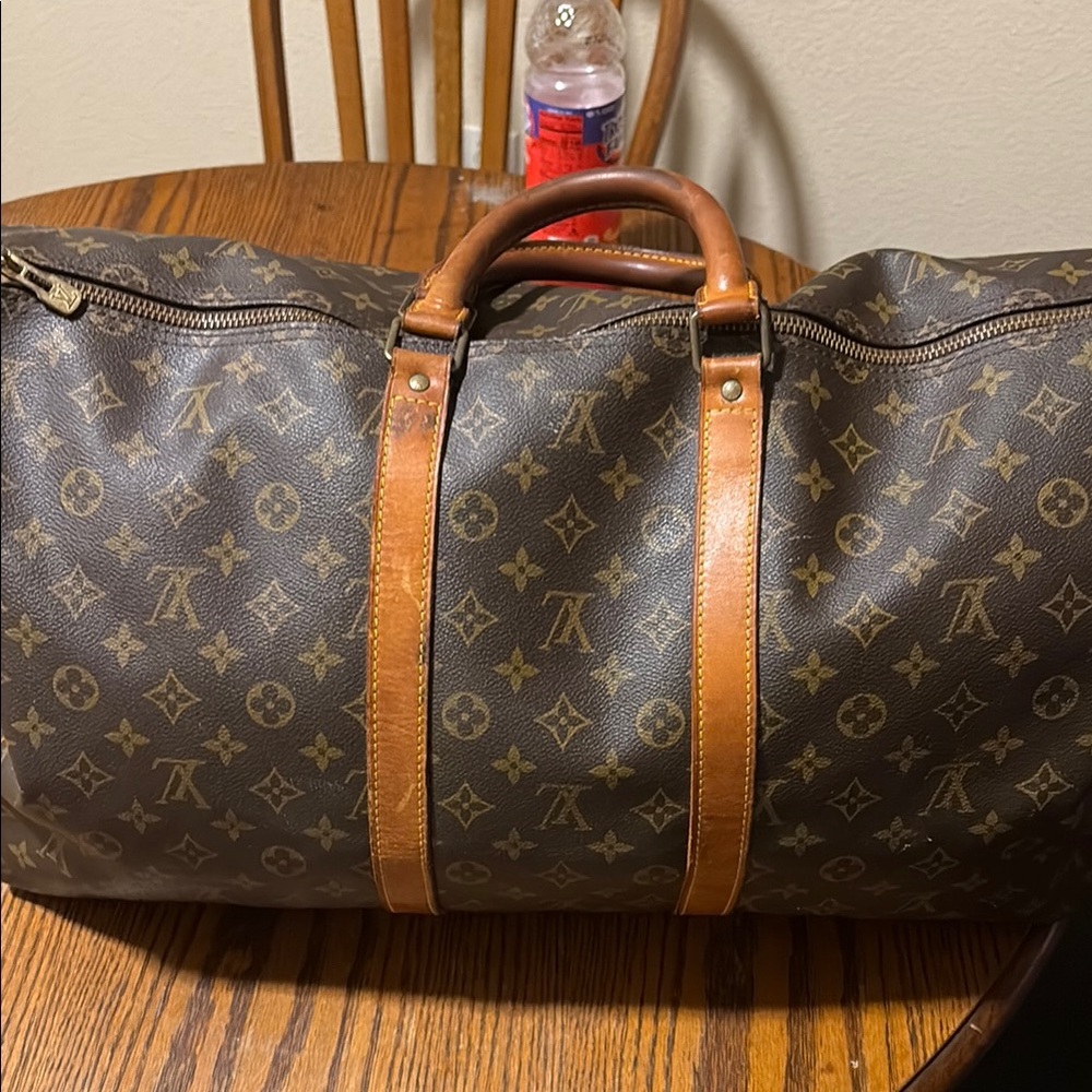 Louis Vuitton Brown Monogram Travel Duffel